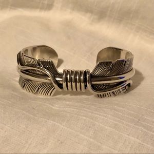 M. Thomas Jr Navajo sterling silver bracelet